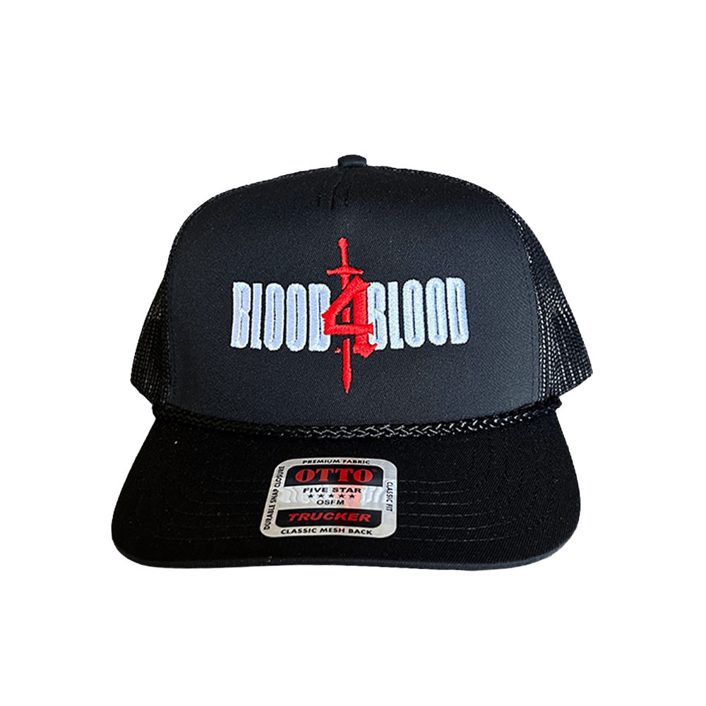 Logo Trucker Cap - Black