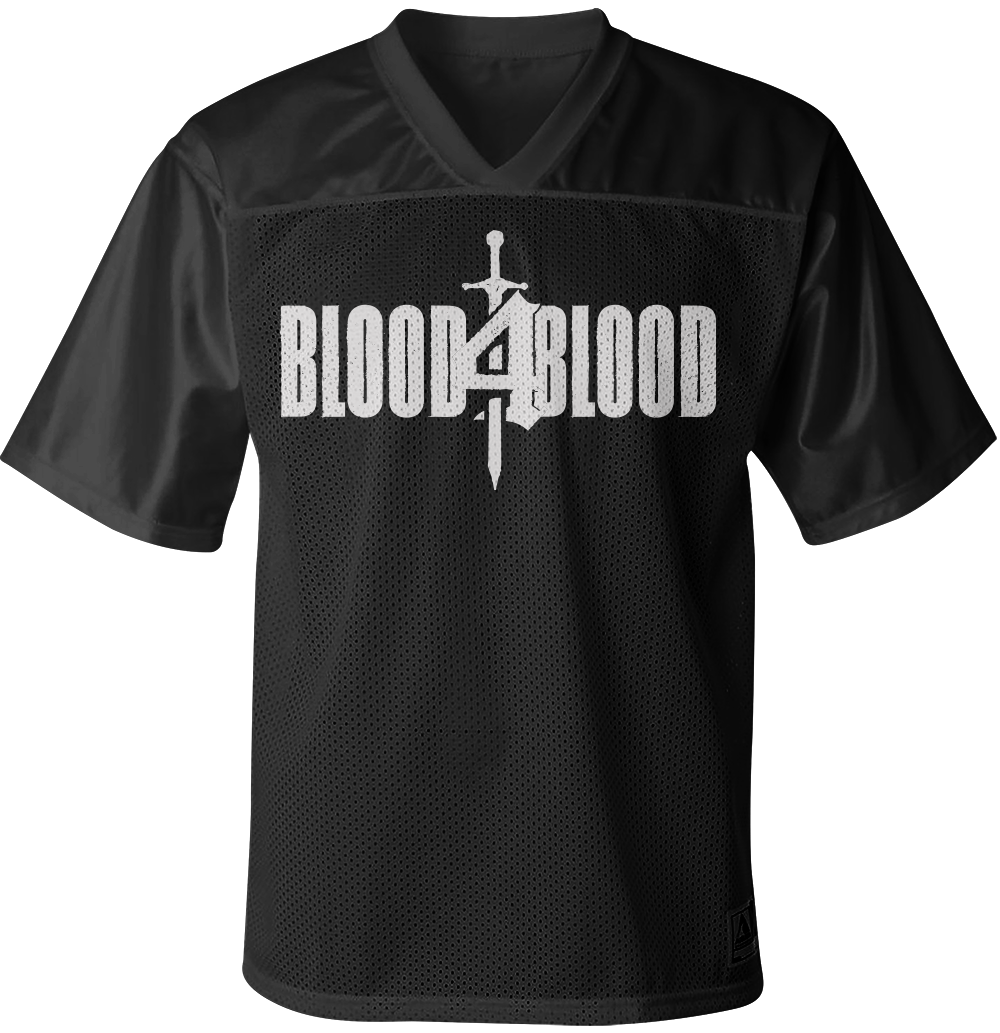 Logo Football Jersey - Black